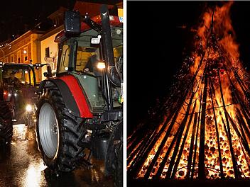 Nürnberger Land: Mahnfeuer vor großer Aktionswoche - "wollen das nicht einfach hinnehmen"