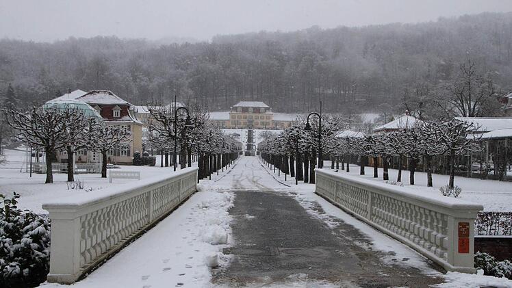 Winter im Staatsbad Bad Brückenau (Januar 2015)Foto: Ulrike Müller