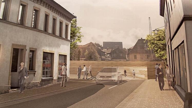 Harmonisch mit sanften Verläufen soll die Bahnunterführung in die Coburger Straße integriert werden. Fotos: Markus Häggberg