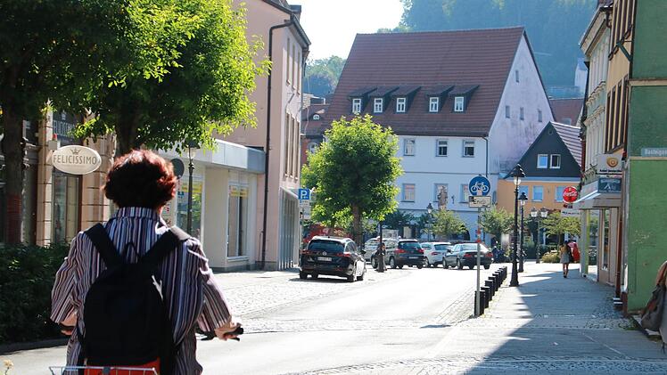 Radwege, die abrupt enden, gibt es einige in Kulmbach.