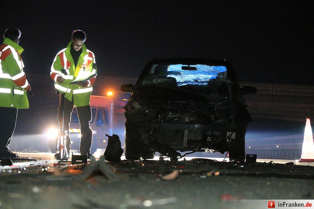 Unfall auf A73 bei Rödental