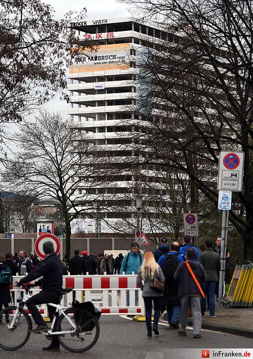 Sprengung des Bonn-Centers