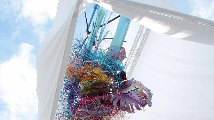 Die Installation ist für die Öffentlichkeit noch verborgen. Foto: Josef Hofbauer