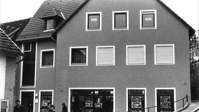 1979: "Diska" in der Zitterstraße. Foto: Stadtarchiv Kronach