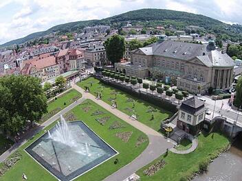 Rosengarten und Regentenbau gehören zum Kern der Bad Kissinger Welterbebewerbung. Foto: Saale-Zeitung/Archiv