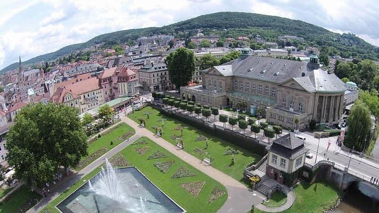 Rosengarten und Regentenbau gehören zum Kern der Bad Kissinger Welterbebewerbung. Foto: Saale-Zeitung/Archiv