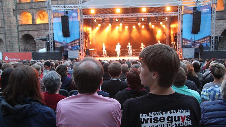 Der Auftritt auf der Plassenburg wird der letzte Open-Air-Auftritt in der Geschichte der "Wise Guys" sein. Denn die Band löst ich in der bisherigen Formation auf. Foto: Sonny Adam