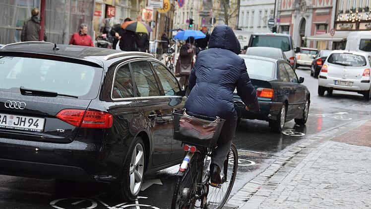 Bamberg steht vor einer verkehrspolitischen Weichenstellung: Am 18. März stimmen die Bürger über den "Radentscheid Bamberg" ab.    Ronald Rinklef
