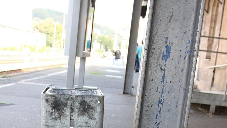 Runtergekommen: Der Kulmbacher Bahnhof.Foto: Katrin Geyer