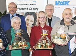 Der Sozialverband VdK ehrte langjährige Angehörige des Ortsverbandes Dörfles-Esbach.  Foto: Desombre