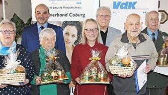 Der Sozialverband VdK ehrte langjährige Angehörige des Ortsverbandes Dörfles-Esbach.  Foto: Desombre