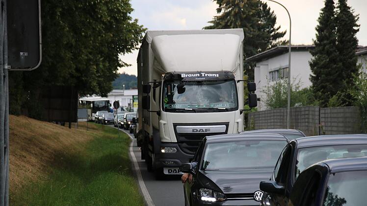 So sieht es im Feierabendverkehr aus.