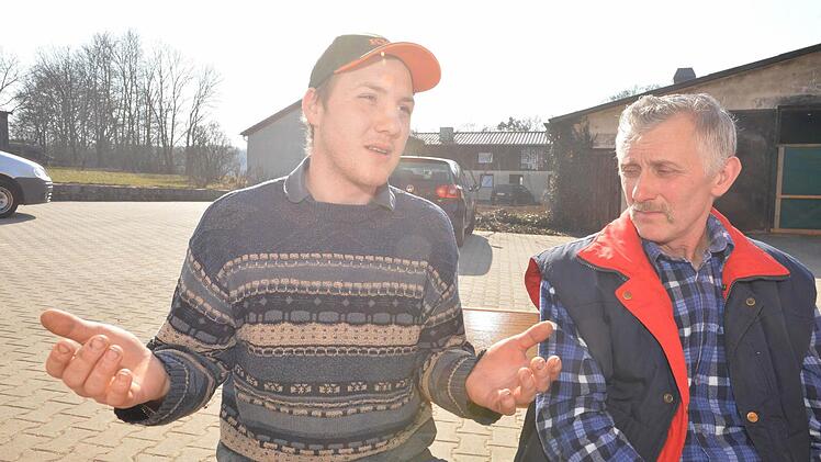 Matthias (links) und Walter Kraus appellieren an die Verbraucher.Foto: Ronald Rinklef