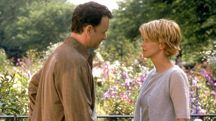Jetzt reden sie endlich auch von Angesicht zu Angesicht: Kathleen Kelly (Meg Ryan) und Joe Fox (Tom Hanks).