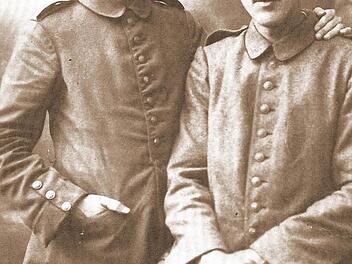 Max Fischer (l.) und sein Schwager Hans Quelle: Norbert Fischer; Repro: Franze