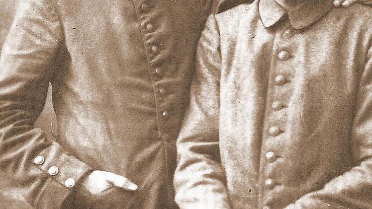 Max Fischer (l.) und sein Schwager Hans Quelle: Norbert Fischer; Repro: Franze