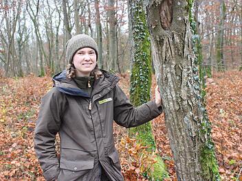 In den W&auml;ldern des Landkreises ist Amelie N&ouml;th meistens beruflich unterwegs.