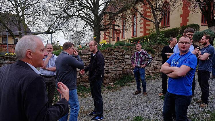 Ortstermin in Wartmannsroth  Foto: Gerd Schaar