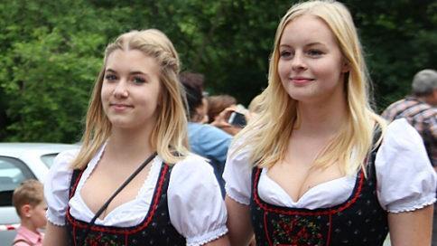 Die Kirchweihgesellschaft Ludwigsstadt  Foto: Veronika Schadeck