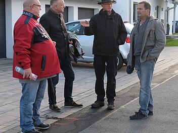 Unterwegs mit dem Bürgermeister in  Windheim. Björn Hein