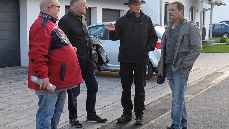 Unterwegs mit dem Bürgermeister in  Windheim. Björn Hein