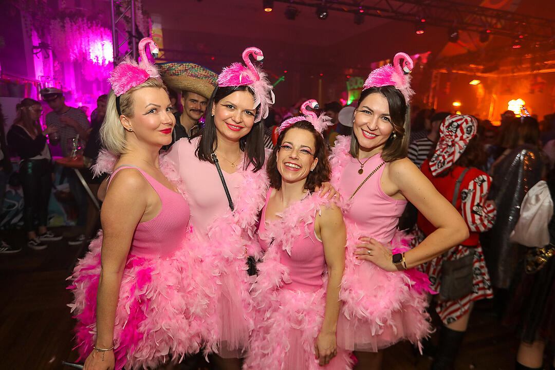 Beste Partystimmung in der Stadthalle