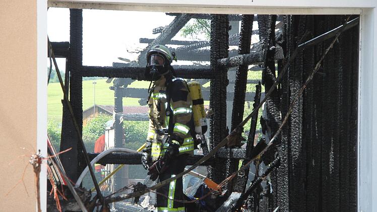 Großbrand in Hutschdorf Foto: Andreas Schmitt