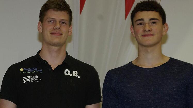 Jugendnationalspieler Oscar Benner und Lorenz Karlitzek (v. l.) nahmen sogar an der WM in Argentinien teil und erhielten eine besondere Belobigung.
