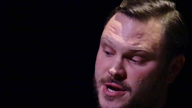 Felix Rathgeber in der Coburger ReithalleFoto: Jochen Berger