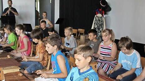 Bei der Generalprobe waren die Schüler hoch konzentriert. Foto: Sonja Werner
