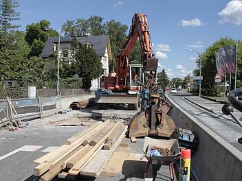 2011 wurde der Kanal in der Bayreuther Straße erneuert. In diesem Jahr stehen viele neue Baustellen an. Foto: Archiv/Josef Hofbauer