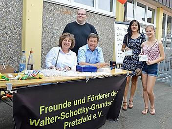 Beim Sommerfest war der Förderverein mit einem eigenen Stand vertreten.  Foto: privat