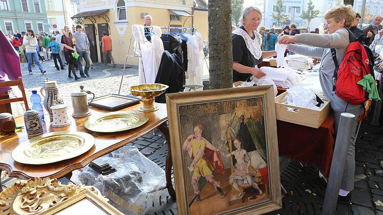 Antikmarkt Bamberg 2014 Foto: Barbara Herbst
