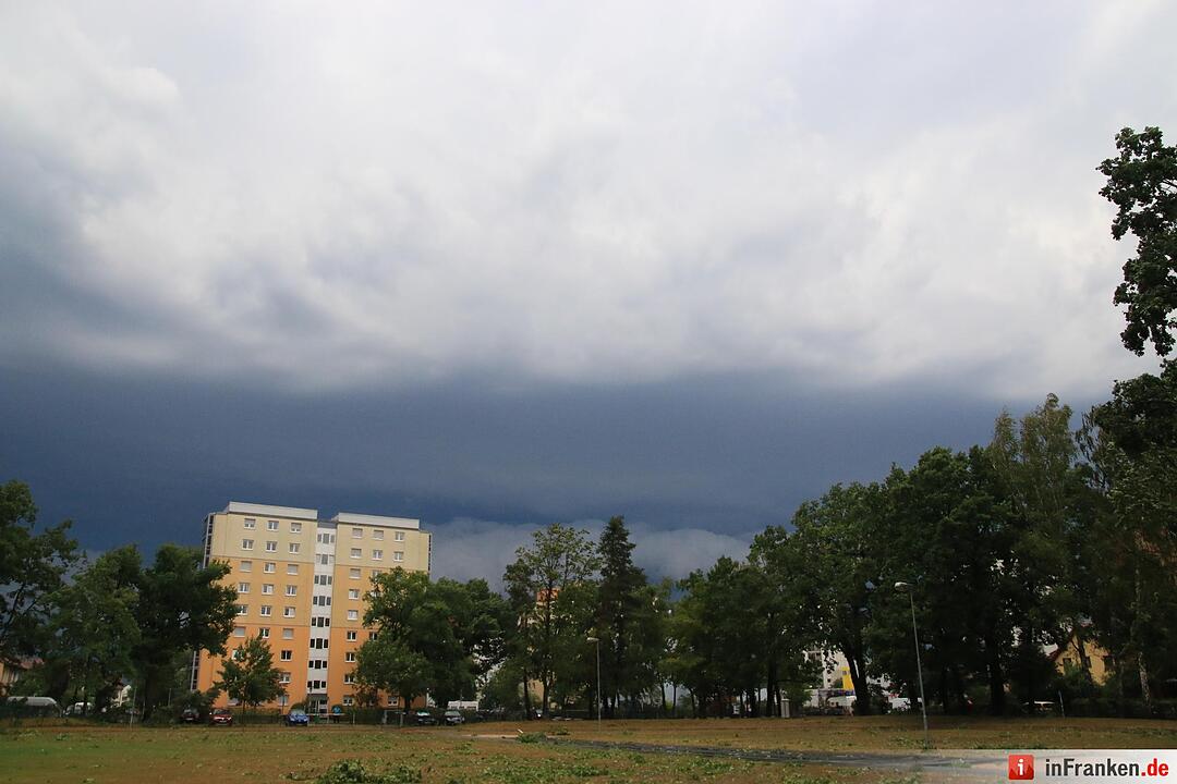 Massive Schäden nach Sturm in Bamberg