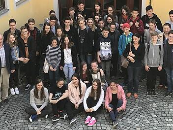 Tschechische Gastsch&uuml;ler zu Gast in Wiesentheid