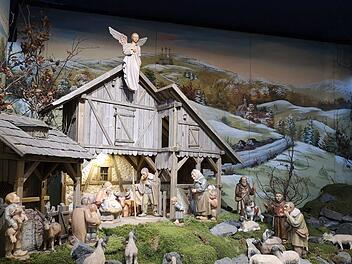 Die Krippe in der Wallfahrtskirche auf dem Kreuzberg wird in diesem Jahr nicht aufgestellt. Es soll vermieden werden, dass die Krippe, wie in den Vorjahren zu einem Anziehungspunkt wird. Foto:Archiv Marion Eckert