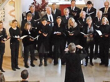 Der Kammerchor Ebern in Aktion. Bei seiner Vokalmusik spielt der Text die wichtigste Rolle.