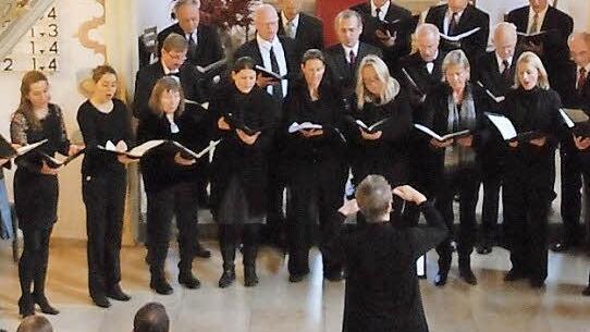 Der Kammerchor Ebern in Aktion. Bei seiner Vokalmusik spielt der Text die wichtigste Rolle.