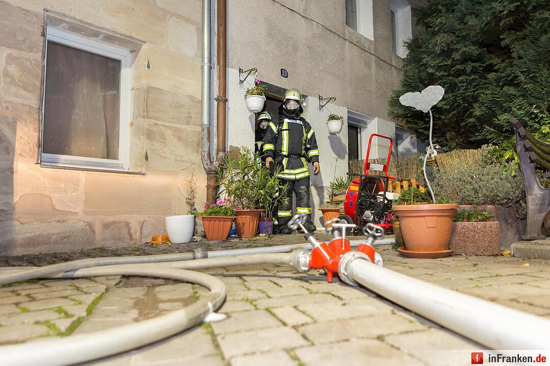 Brand in der Fürther Innenstadt