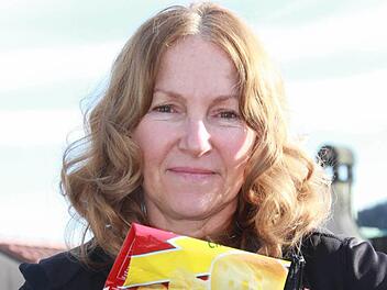Keine Chips, keine Nachos und dabei auch noch lächeln: Anja Vorndran. Foto: Ulrike Müller