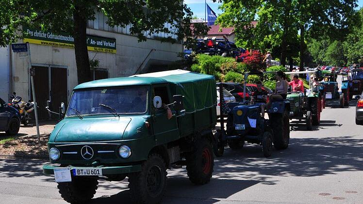 25 PS hat dieser Unimog, den Karl Heinz Popp aus Bayreuth steuerte. Foto: Stephan Herbert Fuchs