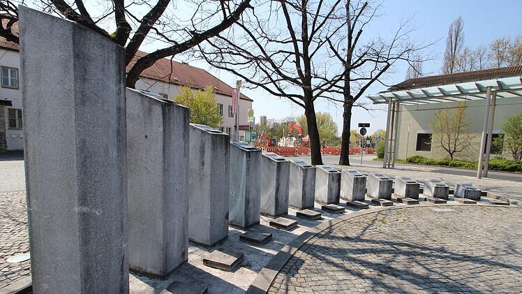 Der Zeitbrunnen am Forchheimer Bahnhof Foto: Ronald Heck
