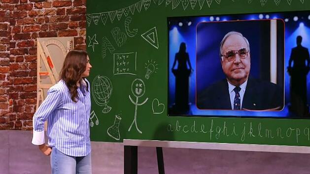 Diese Szene sorgte schon vor der Ausstrahlung für Schlagzeilen: Gloria-Sophie Burkhandt, Tochter von CSU-Chef Markus Söder, erkennt Helmut Kohl nicht.
