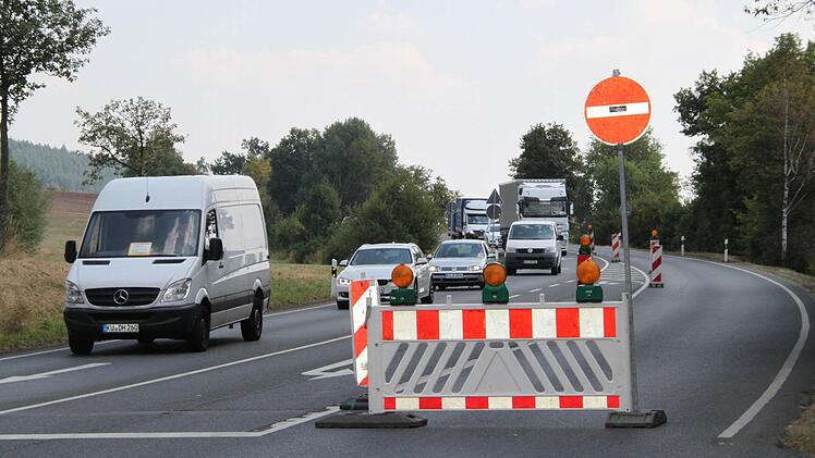 Am Eulenhof in Mangersreuth wurden die Falschfahrer ausgebremst.