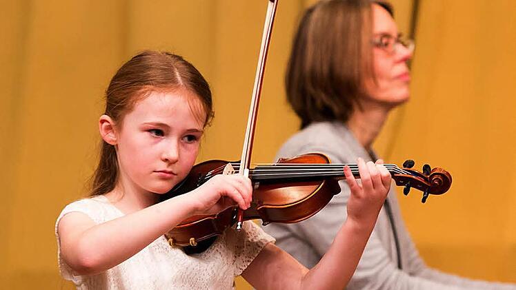 Impressionen vom Preisträgerkonzert des Regionalwettbewerbs "Jugend musiziert" in Coburg.Foto: Albert Höchstädter