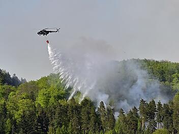 Waldbrand im Nationalpark B&ouml;hmische Schweiz