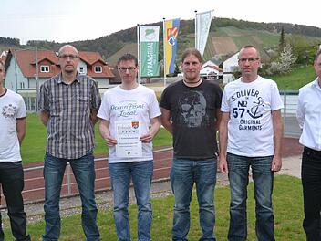 Die erste Tischtennismannschaft wurde zur Mannschaft des Jahres gekürt. Fotos: Andreas Lomb