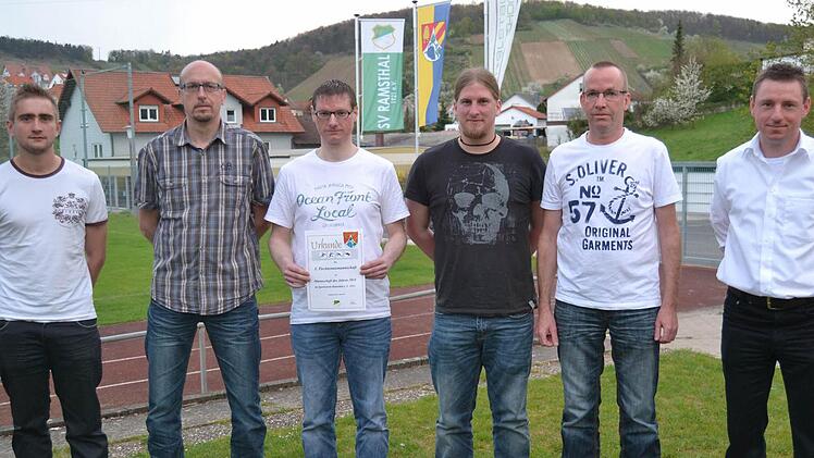 Die erste Tischtennismannschaft wurde zur Mannschaft des Jahres gekürt. Fotos: Andreas Lomb