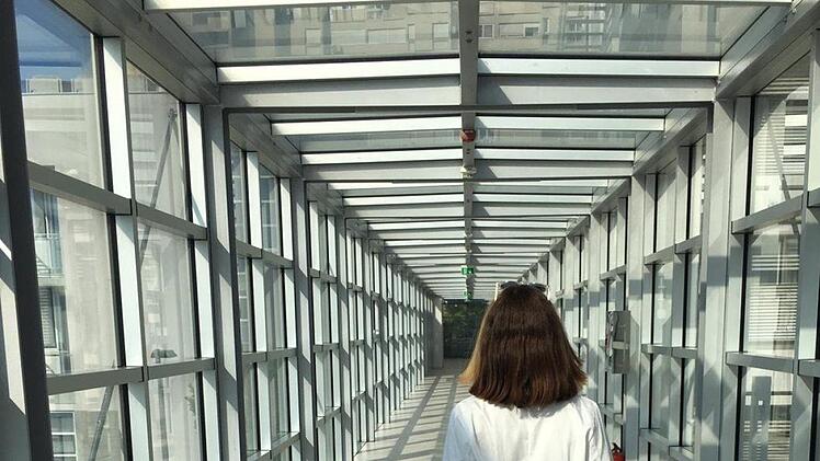Amelie Schwerdt in der Universität von Splitprivat