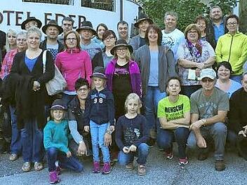 Die Reisegruppe der Pressecker Feuerwehr in Raumsau Foto: privat